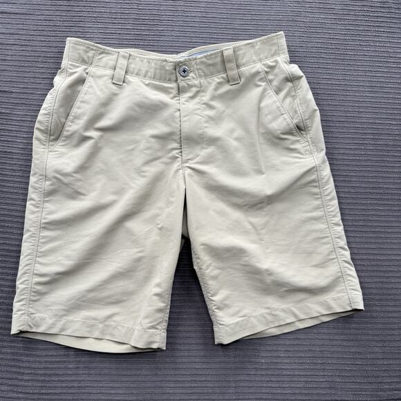 Under Armour Other - Under Armour Heatgear Shorts Men 32 Brown Nylon Performance Golf Outdoors.